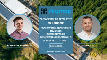 Webinar SkySnap - nowa wersja Geoportalu SkySnap 2.0