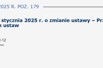 Ustawa Prawo lotnicze wpisana w Dziennik Ustaw z dniem 12.02.2025 r.